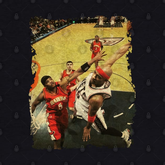 Vince Carter Gets Up in A Game vs The Atlanta Hawks by Omeshshopart